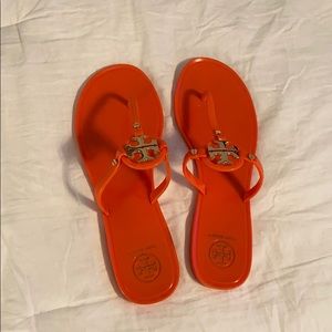 Tory Burch Mini Miller Coral Jelly Thing Sandal